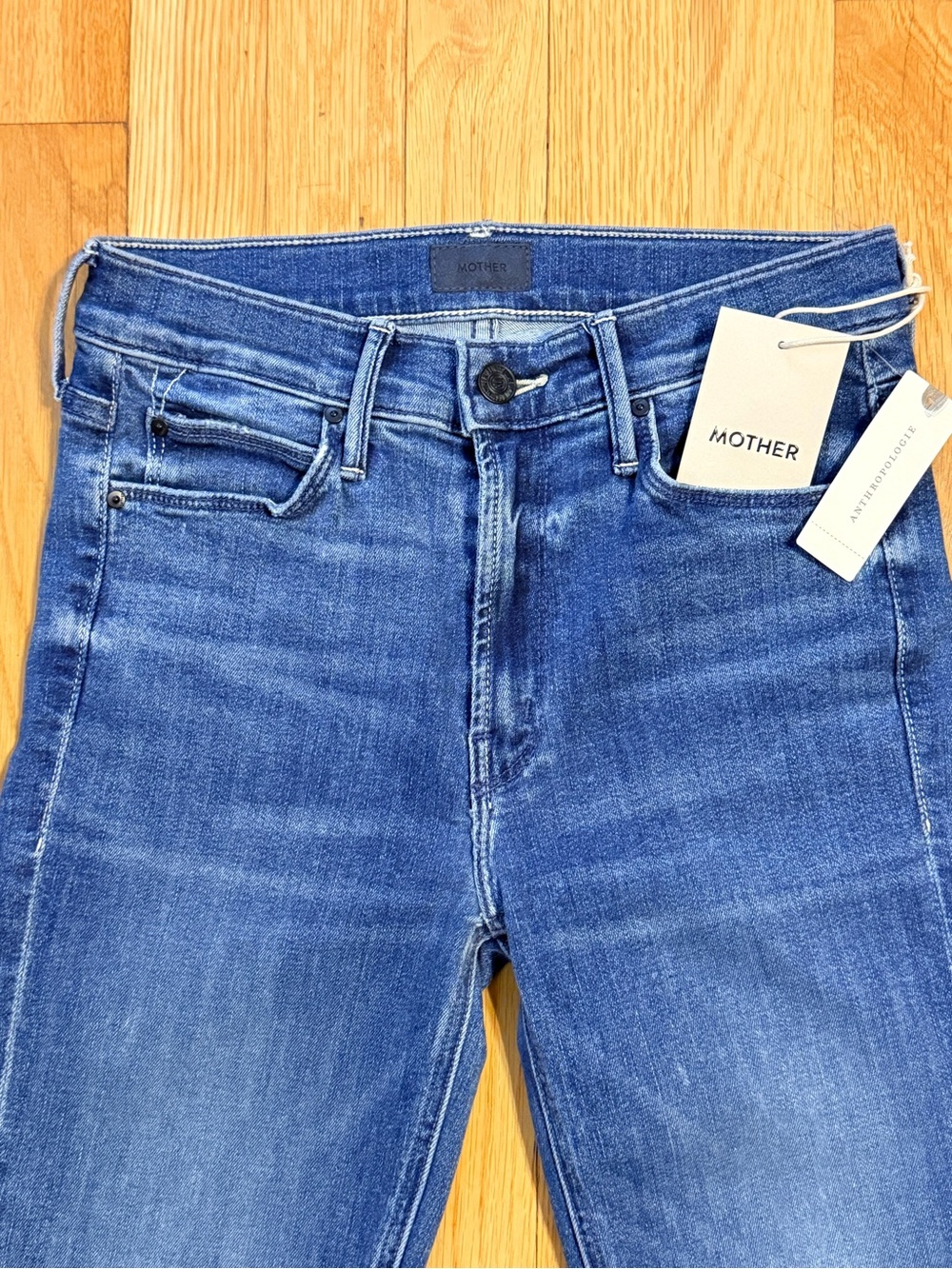 MOTHER Women’s mid rise dazzler blue jeans sz 25 NWT